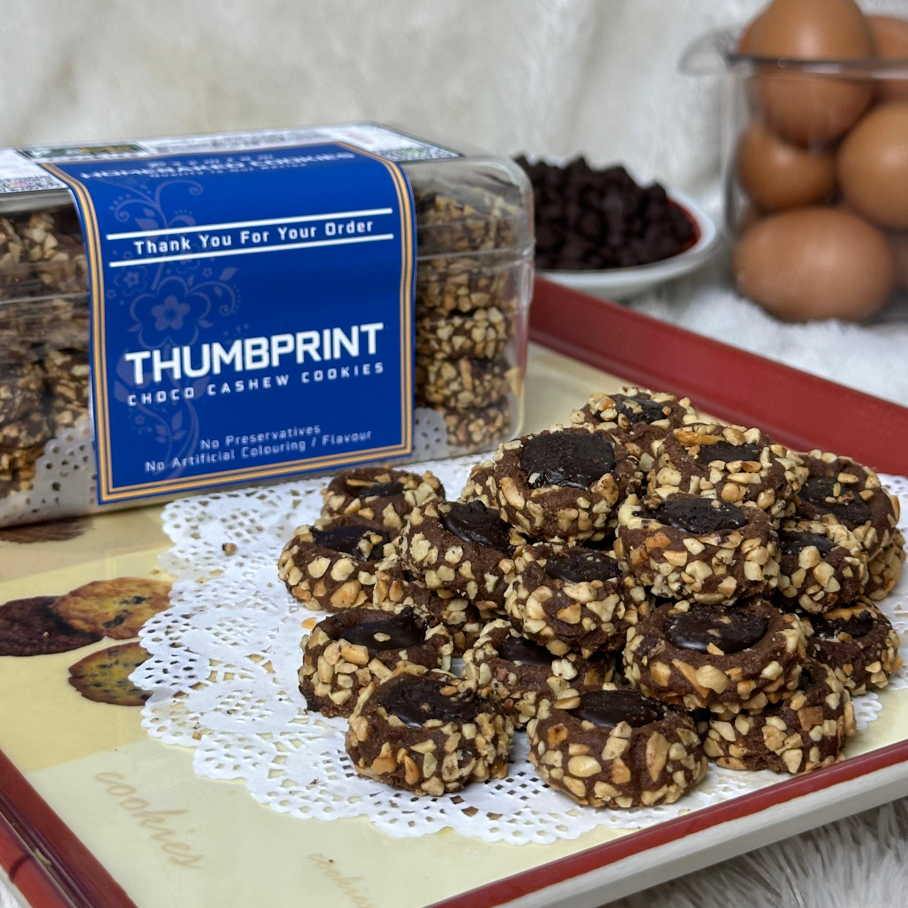 Kue Kering THUMBPRINT Cokelat Mede