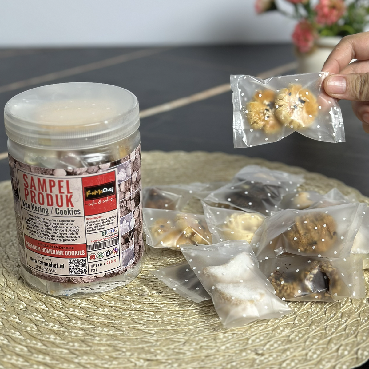 TESTER Kue Kering 15 Varian Sachet